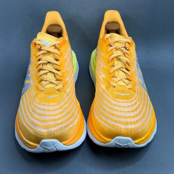 HOKA ONE ONE MACH 5 RADIANT YELLOW / EVENING PROMISE RUNNING SHOES - MEN'S 14 - Picture 2 of 8